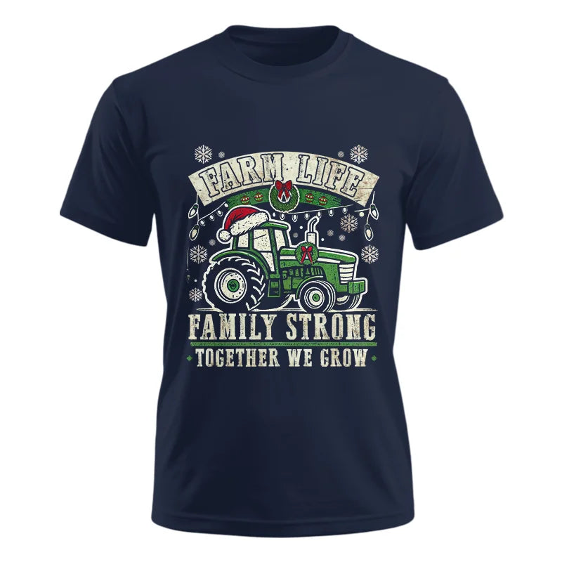 Image of Farm Life Family Strong Together We Grow - Unisex Ultra Cotton Tee