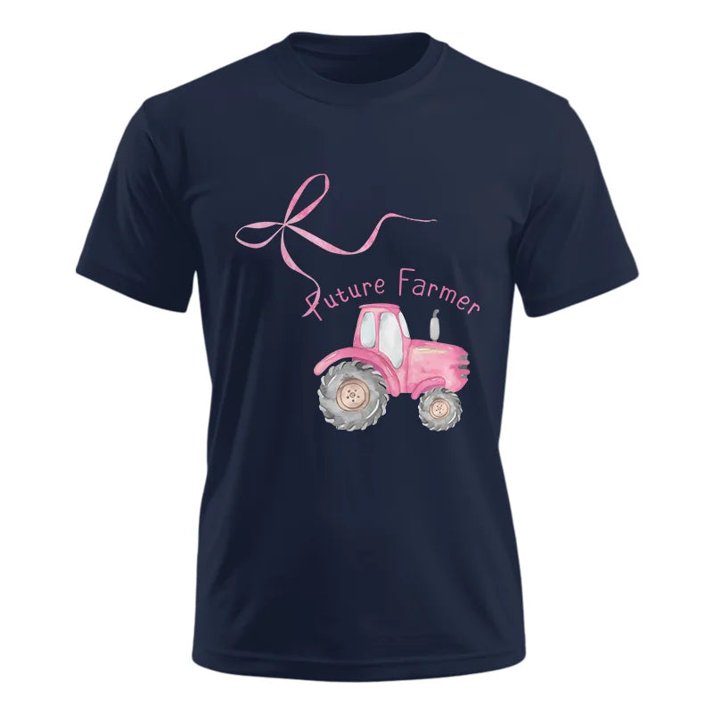 Pink Bow Cute Tractor - Unisex Ultra Cotton Tee