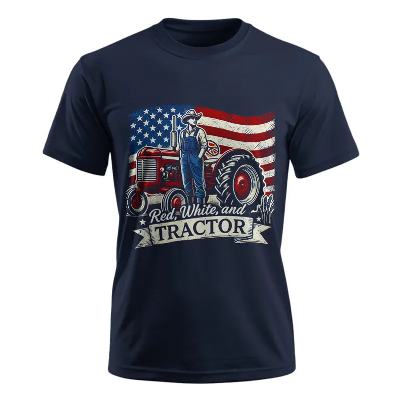 Image of Red White And Tractor - Unisex Ultra Cotton Tee