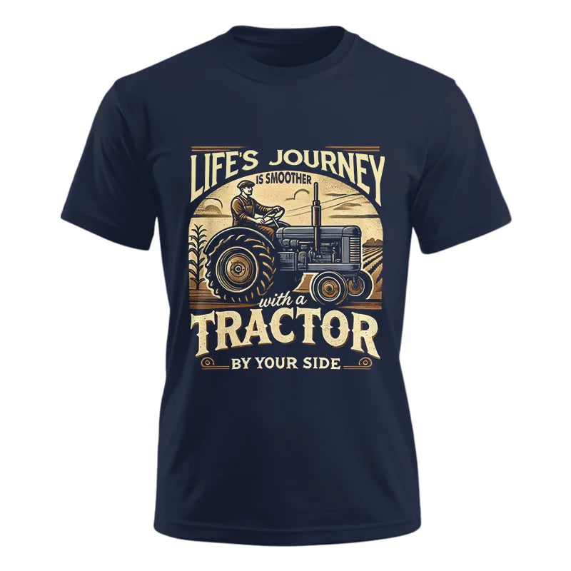 Image of Smoother With A Tractor By Your Side - Unisex Ultra Cotton Tee