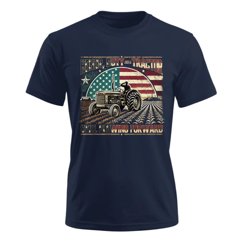 Image of Veteran Farmer Honor Duty And A Tractor 1 - Unisex Ultra Cotton Tee