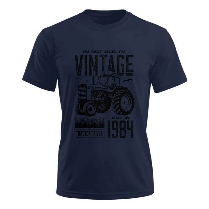 Vintage Tractor Farmer Birthday Born In 1984 1 - Unisex Ultra Cotton Tee