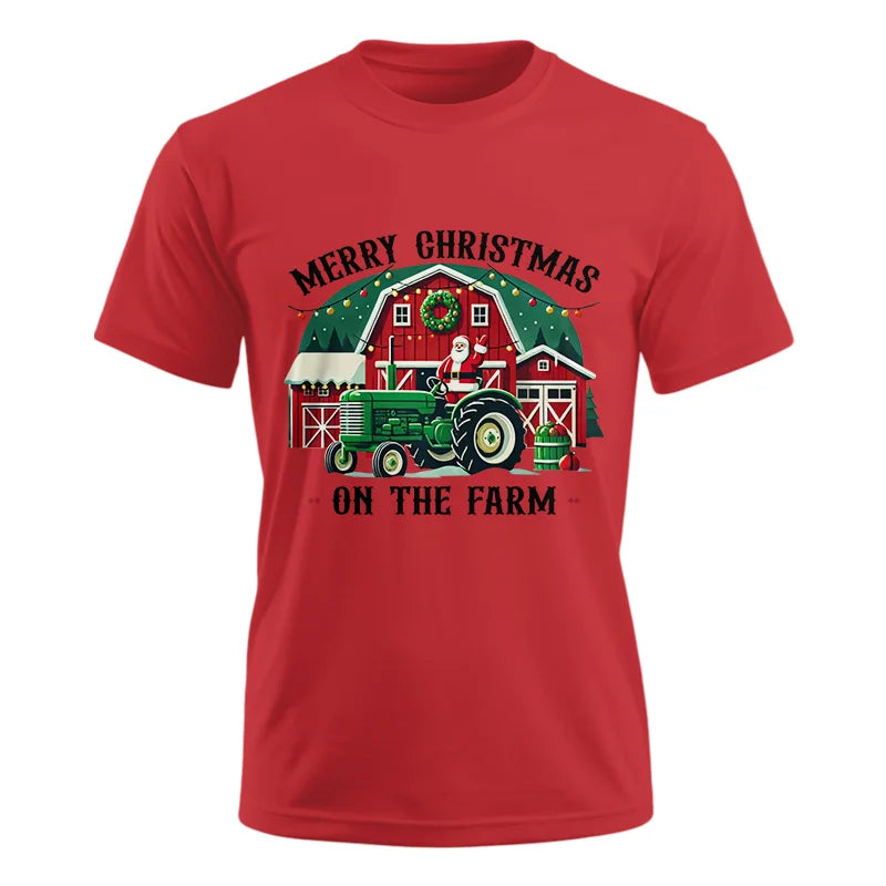 Image of Merry Christmas On The Farm 1 - Unisex Ultra Cotton Tee