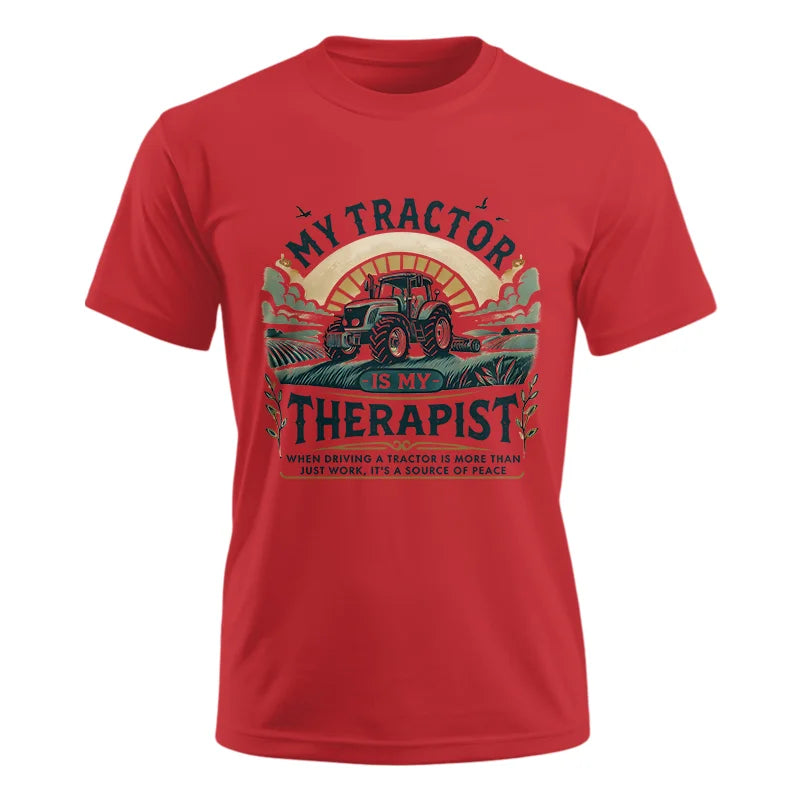 Image of My Tractor Is My Therapist - Unisex Ultra Cotton Tee