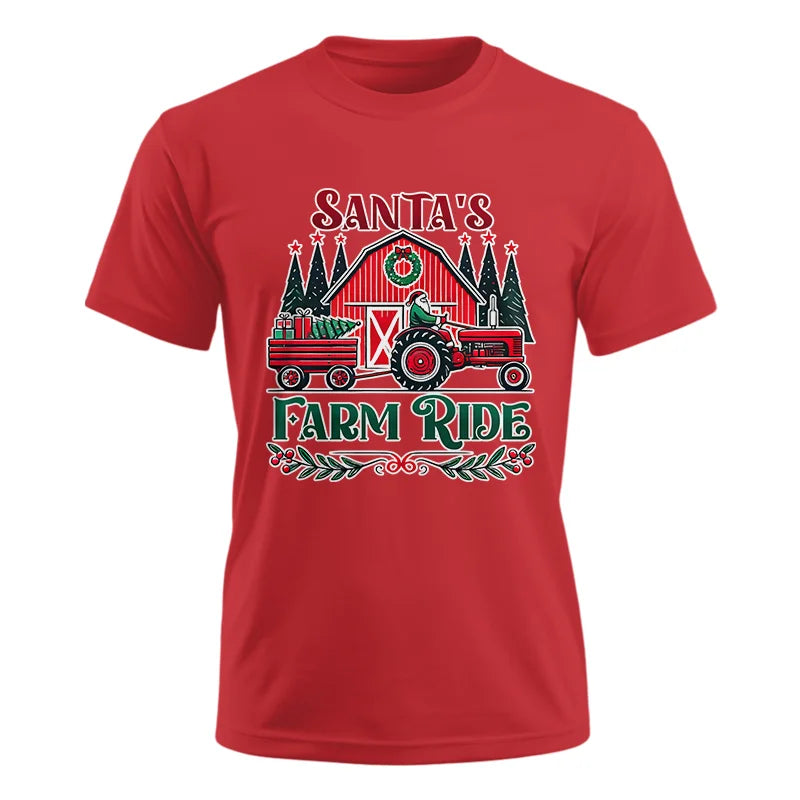 Image of Santa's Farm Ride 1 - Unisex Ultra Cotton Tee