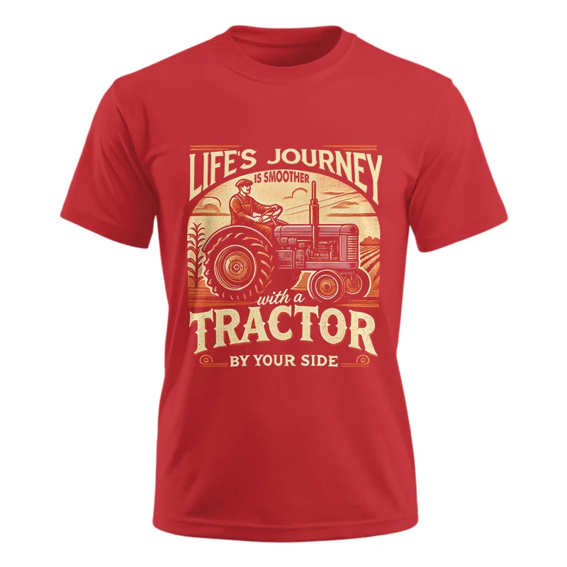 Smoother With A Tractor By Your Side - Unisex Ultra Cotton Tee