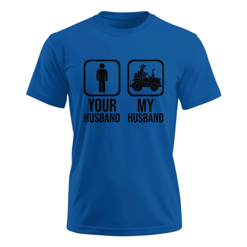 My Husband Is Cooler Than Yours Funny Farm Tractor 2 - Unisex Ultra Cotton Tee