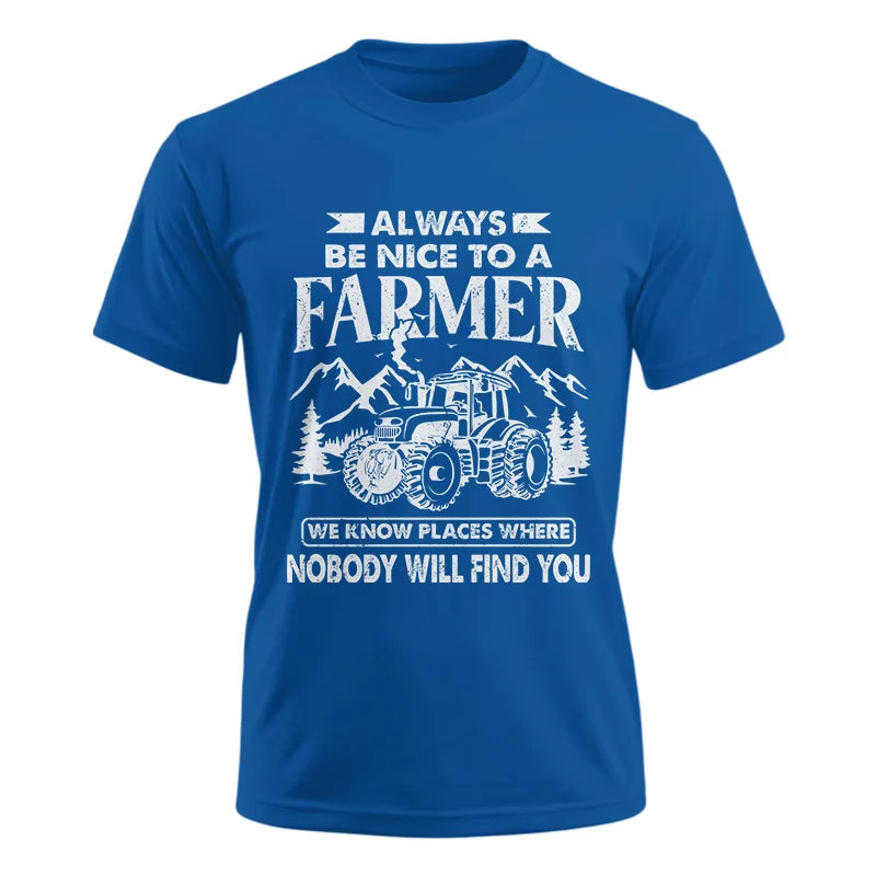 Image of Nice Farmer Funny Tractor Rancher Farming - Unisex Ultra Cotton Tee