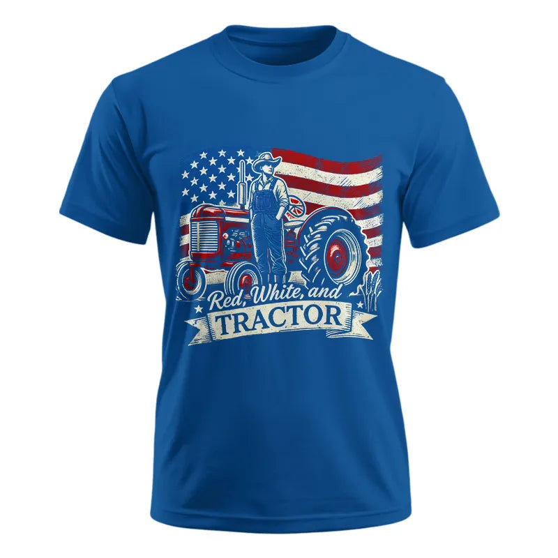 Red White And Tractor - Unisex Ultra Cotton Tee