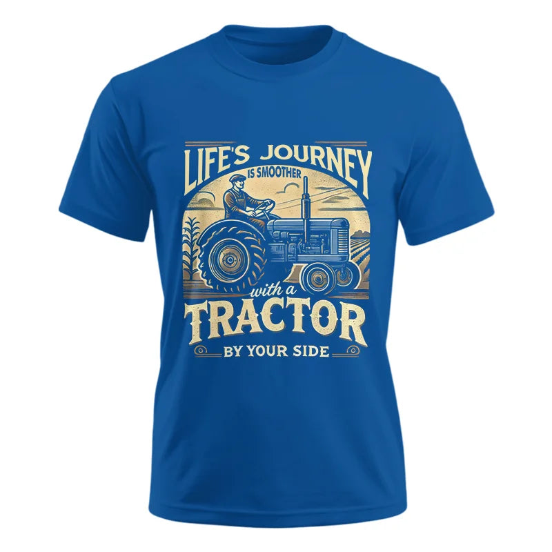 Image of Smoother With A Tractor By Your Side - Unisex Ultra Cotton Tee