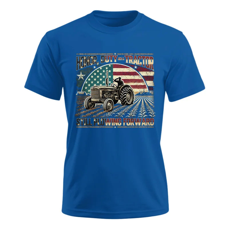 Image of Veteran Farmer Honor Duty And A Tractor 1 - Unisex Ultra Cotton Tee