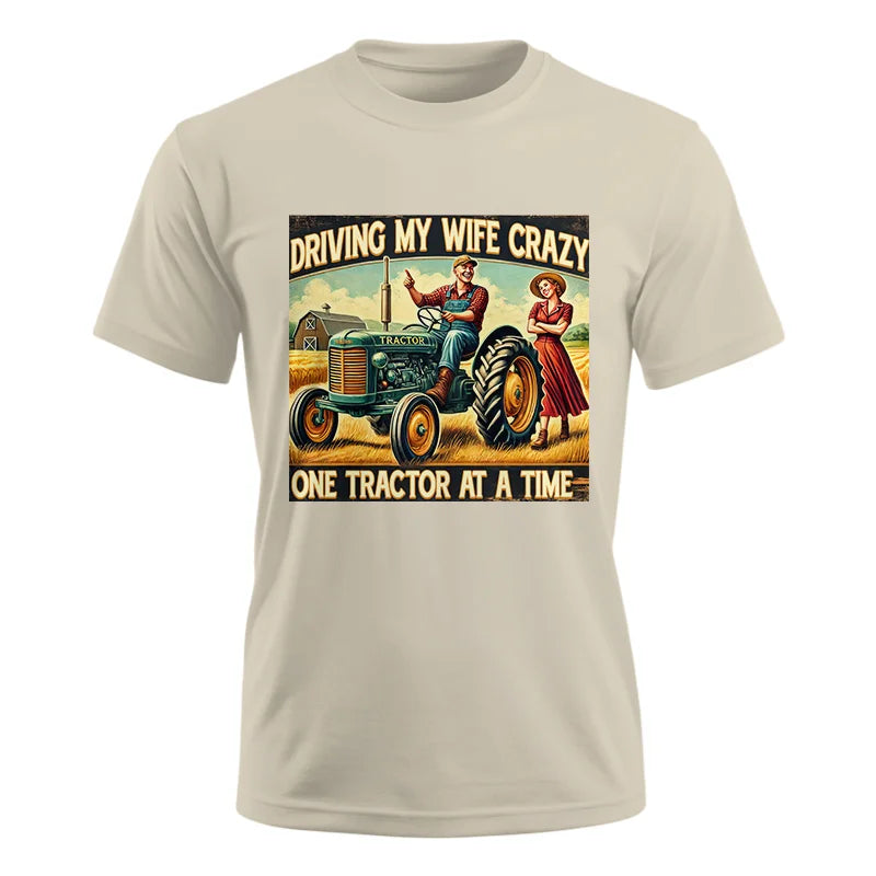 Image of Driving My Wife Crazy One Tractor At A Time - Unisex Ultra Cotton Tee