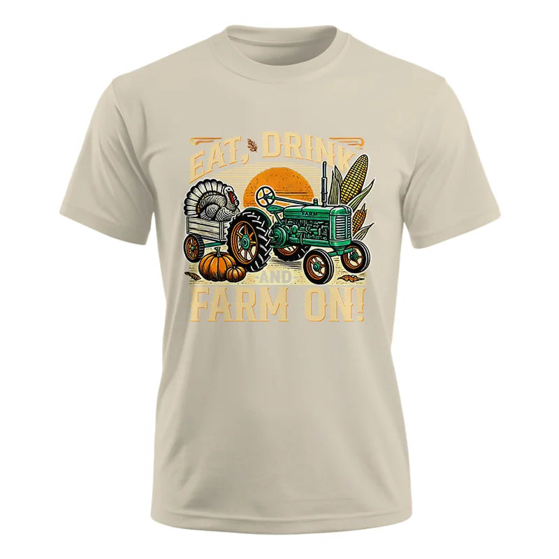 Image of Eat Drink and Farm On - Unisex Ultra Cotton Tee