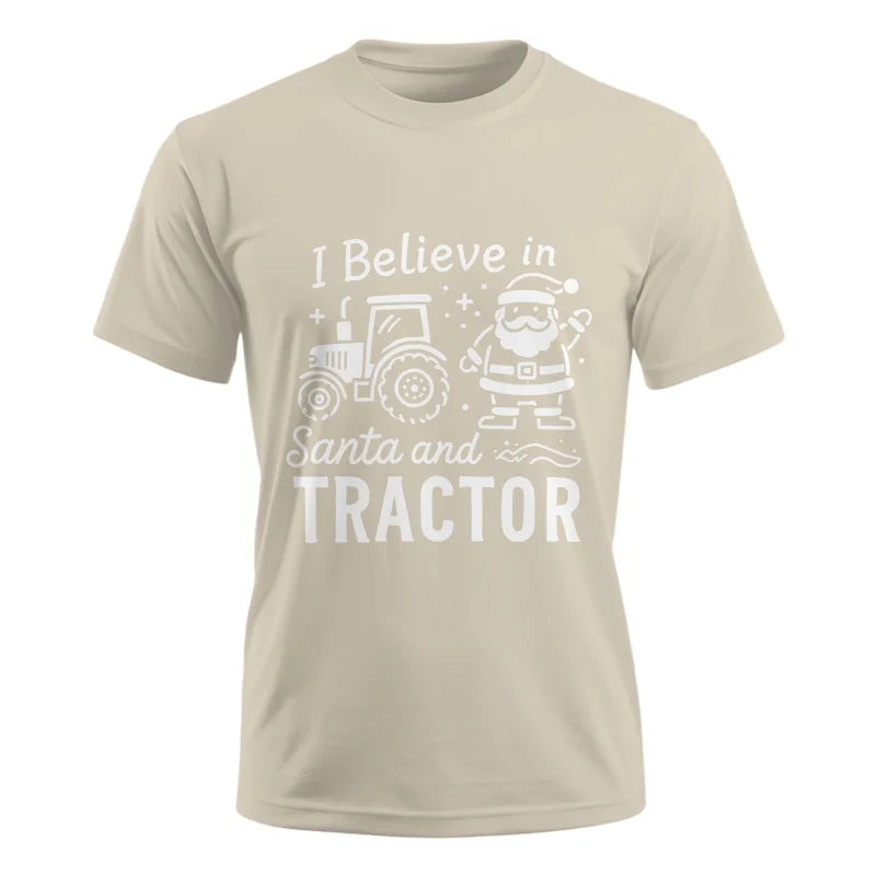 Image of I Believe In Santa And Tractor - Unisex Ultra Cotton Tee