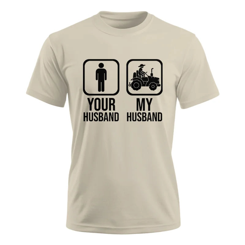 My Husband Is Cooler Than Yours Funny Farm Tractor 2 - Unisex Ultra Cotton Tee