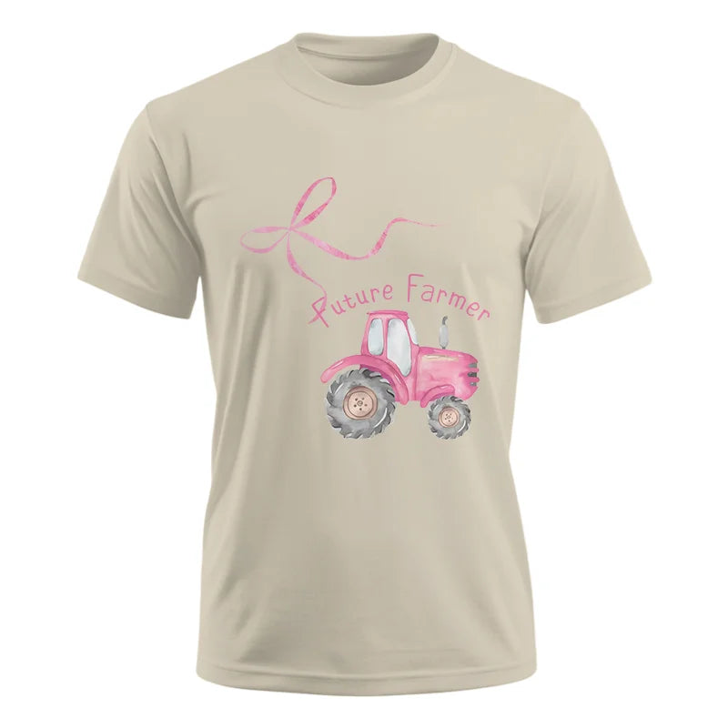 Image of Pink Bow Cute Tractor - Unisex Ultra Cotton Tee