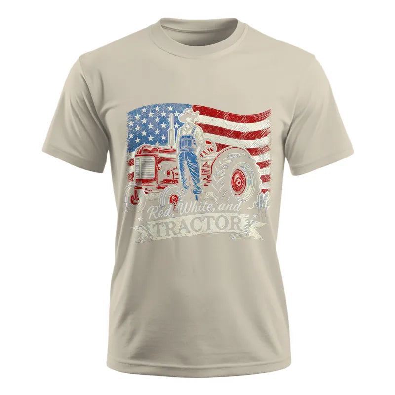 Red White And Tractor - Unisex Ultra Cotton Tee