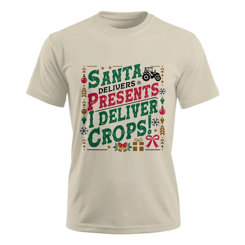 Image of Santa Deliver Present I Deliver Crops! - Unisex Ultra Cotton Tee