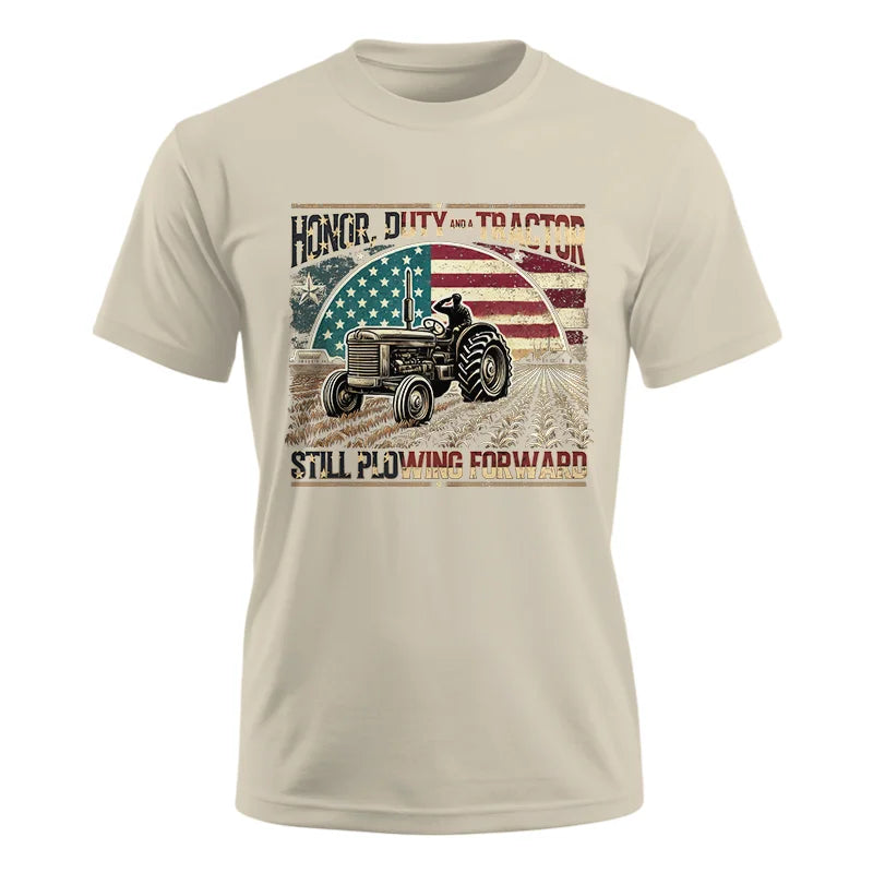 Image of Veteran Farmer Honor Duty And A Tractor 1 - Unisex Ultra Cotton Tee