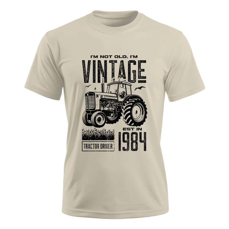 Vintage Tractor Farmer Birthday Born In 1984 1 - Unisex Ultra Cotton Tee