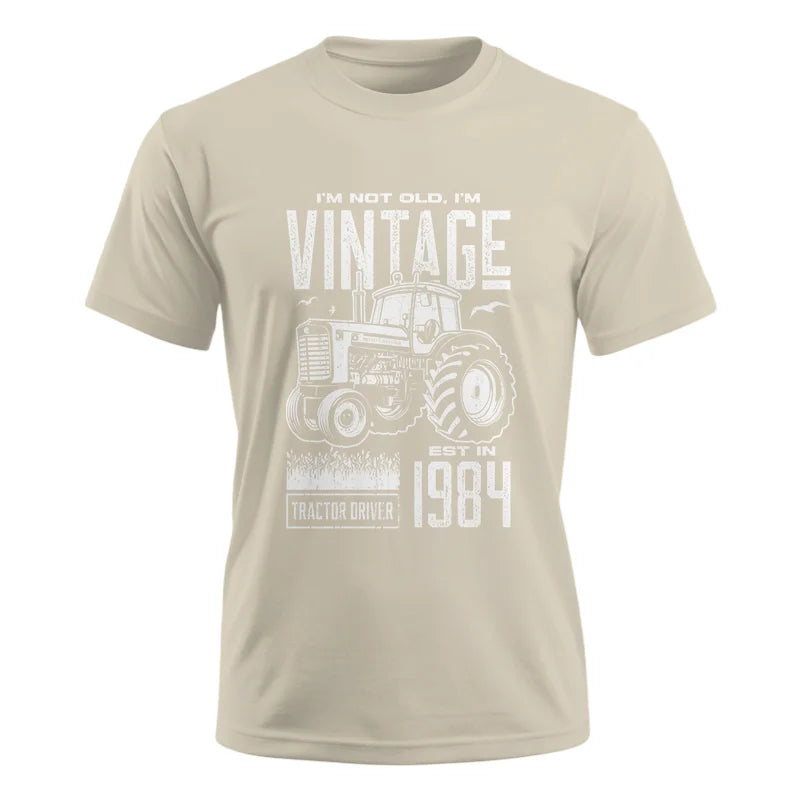 Vintage Tractor Farmer Birthday Born In 1984 2 - Unisex Ultra Cotton Tee