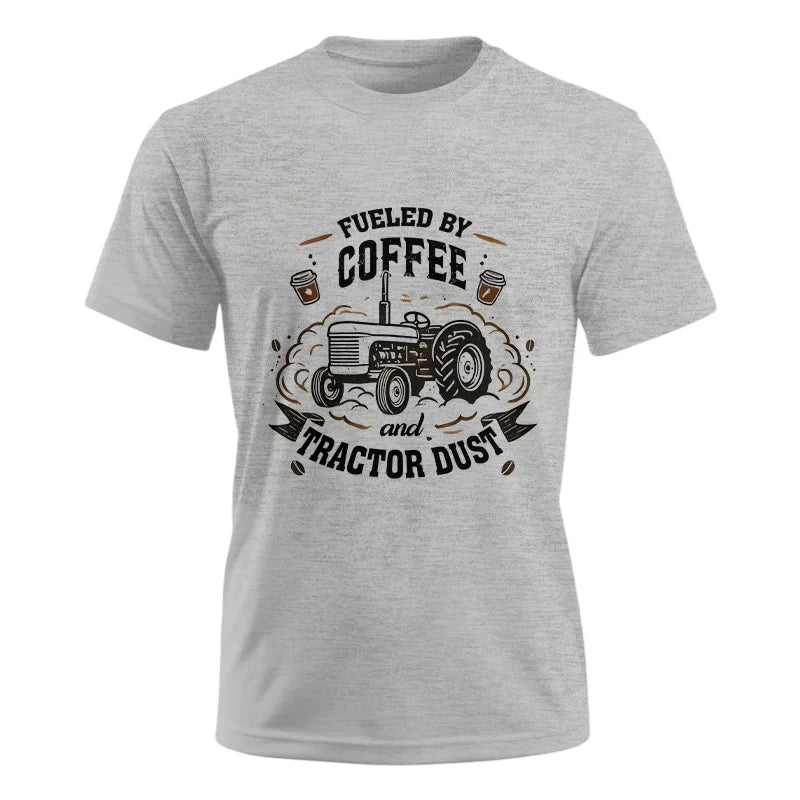 Image of Fueled By Coffee And Tractor Dust - Unisex Ultra Cotton Tee