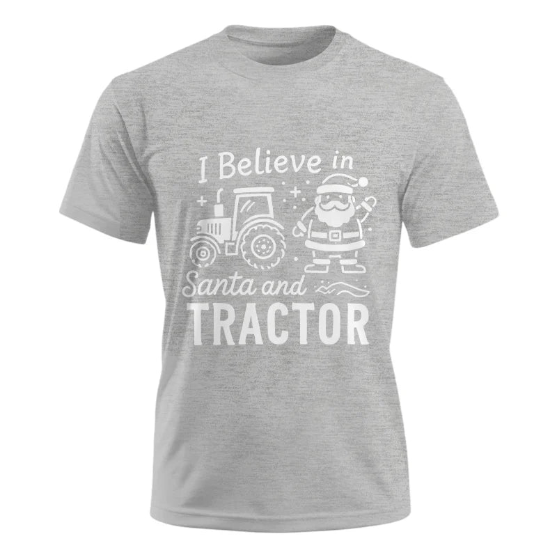 Image of I Believe In Santa And Tractor - Unisex Ultra Cotton Tee