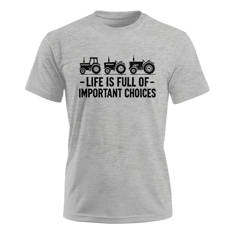 Image of Life Is Full Of Important Choices 21 - Unisex Ultra Cotton Tee