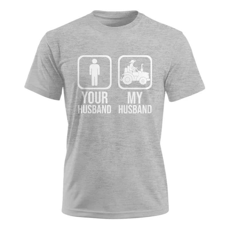 My Husband Is Cooler Than Yours Funny Farm Tractor 1 - Unisex Ultra Cotton Tee