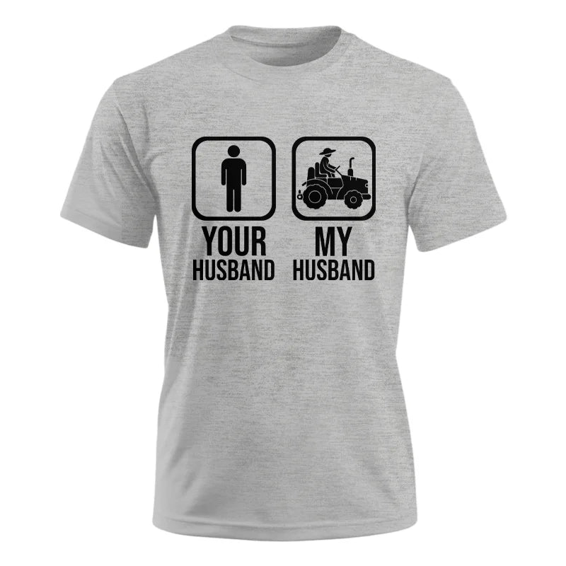 My Husband Is Cooler Than Yours Funny Farm Tractor 2 - Unisex Ultra Cotton Tee