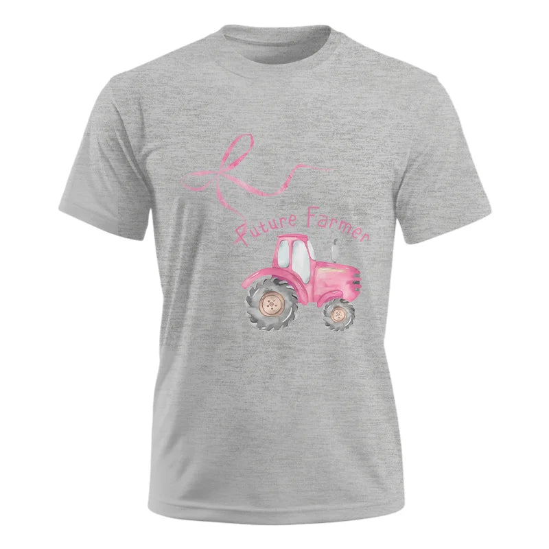 Image of Pink Bow Cute Tractor - Unisex Ultra Cotton Tee