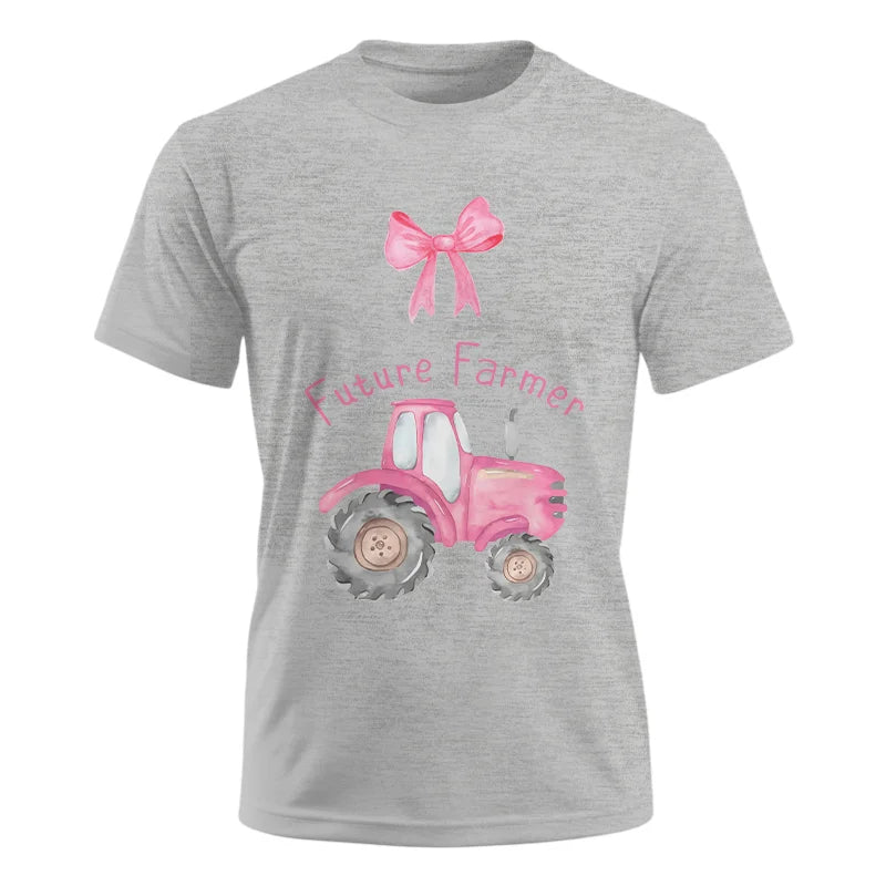 Pink Tractor For Future Farmer - Unisex Ultra Cotton Tee