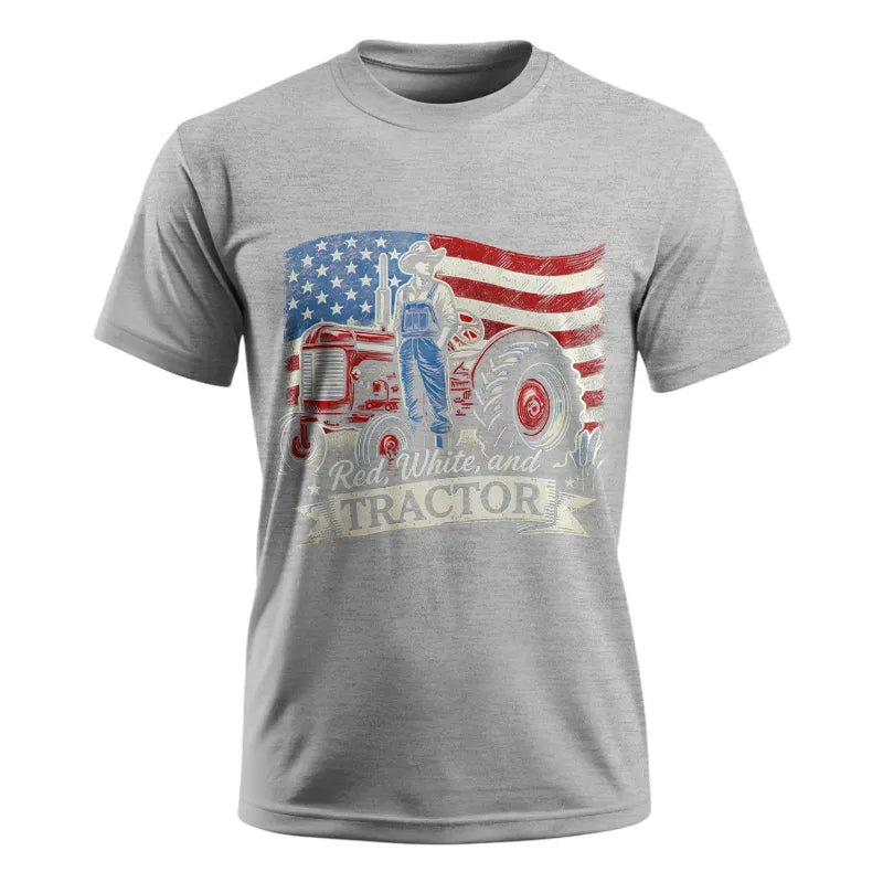 Red White And Tractor - Unisex Ultra Cotton Tee