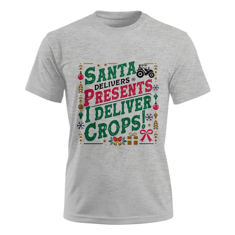 Image of Santa Deliver Present I Deliver Crops! - Unisex Ultra Cotton Tee