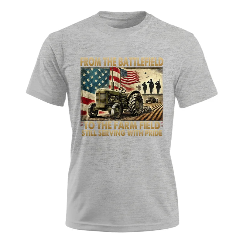 Veteran Farmer From The Battlefield To The Farm Field 1 - Unisex Ultra Cotton Tee