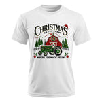 Christmas on the Farm Where the Magic Begins! 5 - Unisex Ultra Cotton Tee