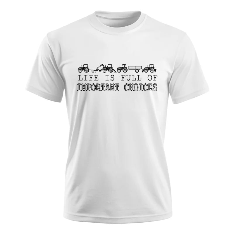 Image of Life Is Full Of Important Choices 8 - Unisex Ultra Cotton Tee