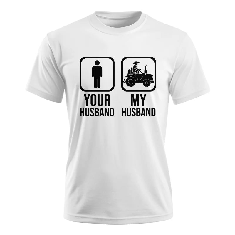 My Husband Is Cooler Than Yours Funny Farm Tractor 2 - Unisex Ultra Cotton Tee