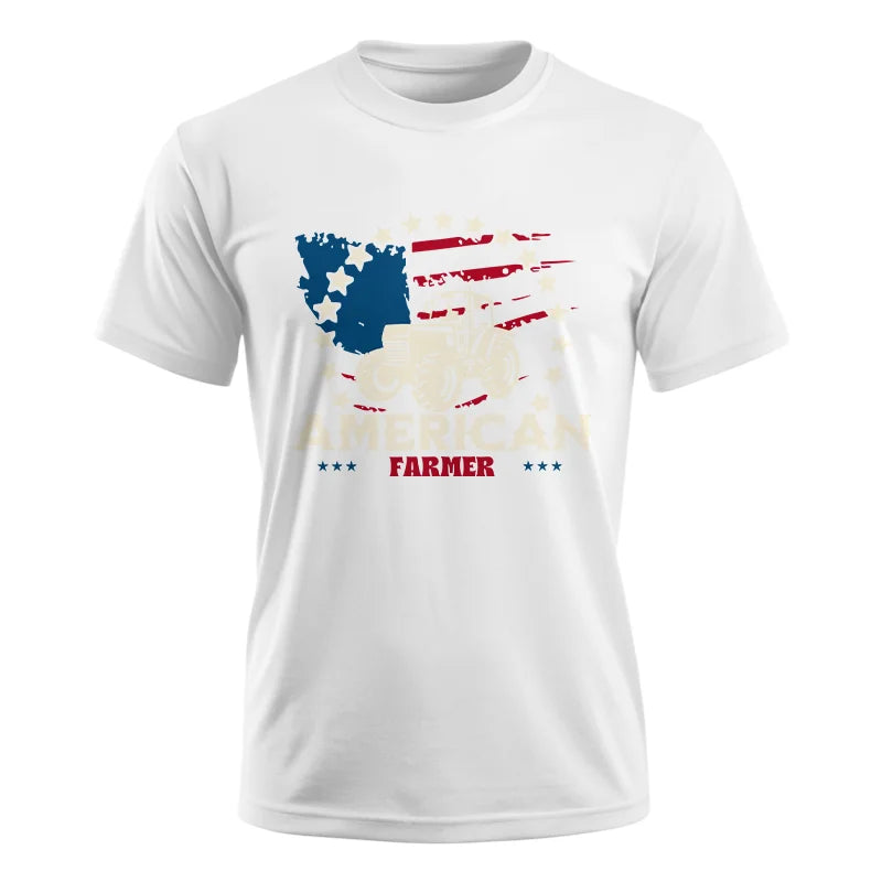 Proud To Be An American Farmer Citizen Veteran - Unisex Ultra Cotton Tee