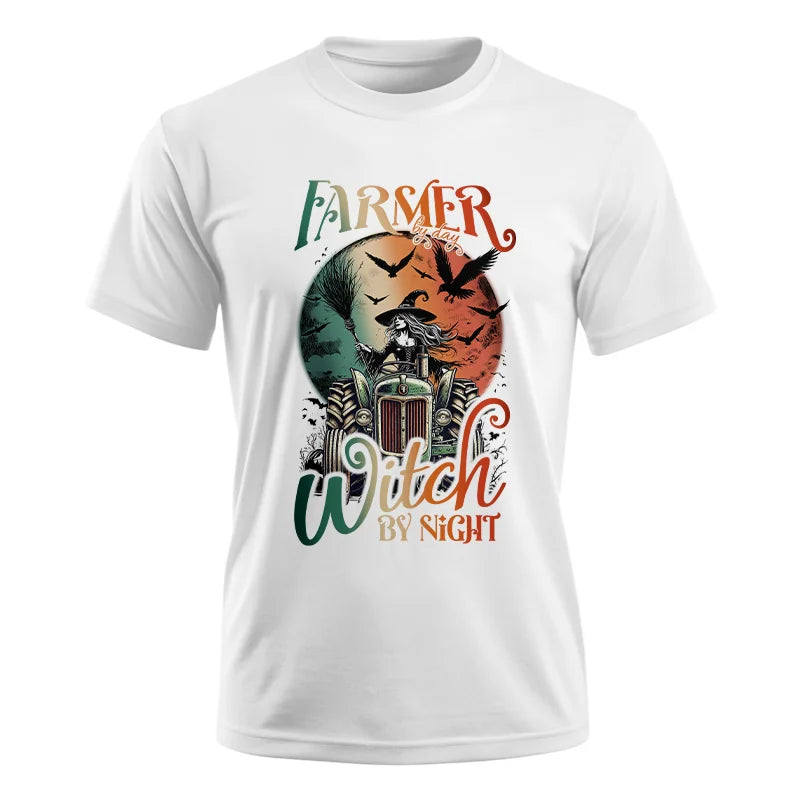 Tractor Halloween Farmer By Day Witch By Night - Unisex Ultra Cotton Tee