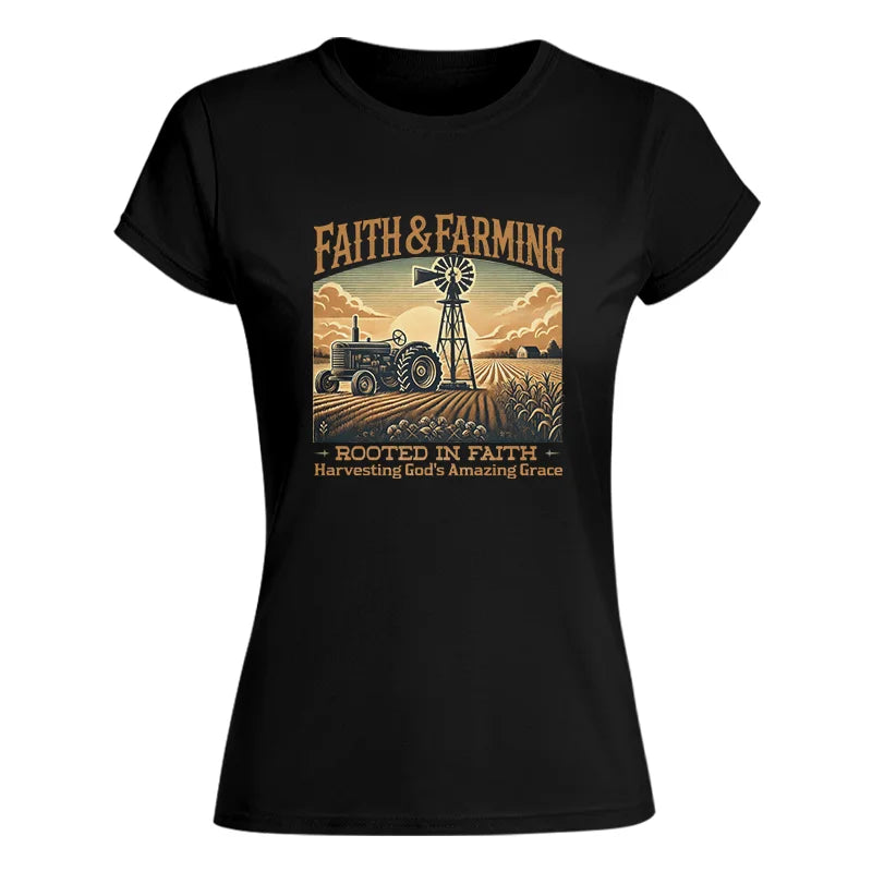 Image of Faith And Farming 3 - Women's Softstyle Tee