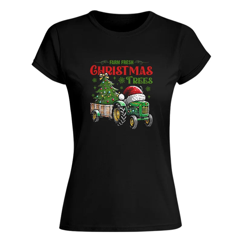 Image of Farm Fresh Christmas Trees - Women's Softstyle Tee