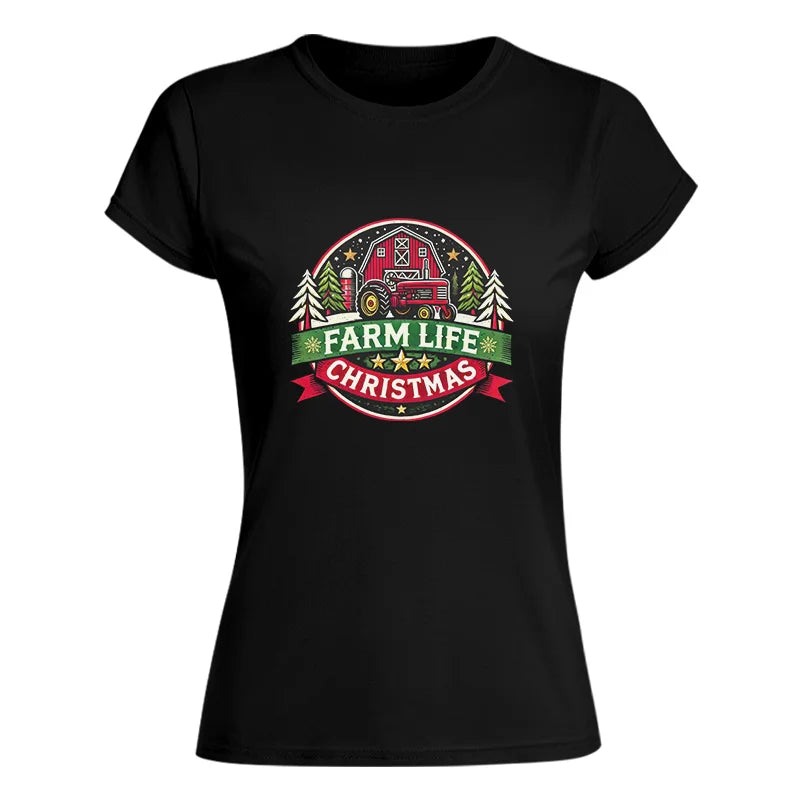 Farm Life Christmas 3 - Women's Softstyle Tee