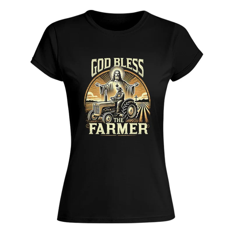 Image of God Bless The Farmer 1 - Women's Softstyle Tee