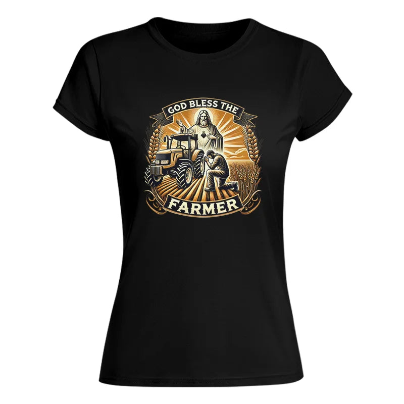 Image of God Bless The Farmer 2 - Women's Softstyle Tee