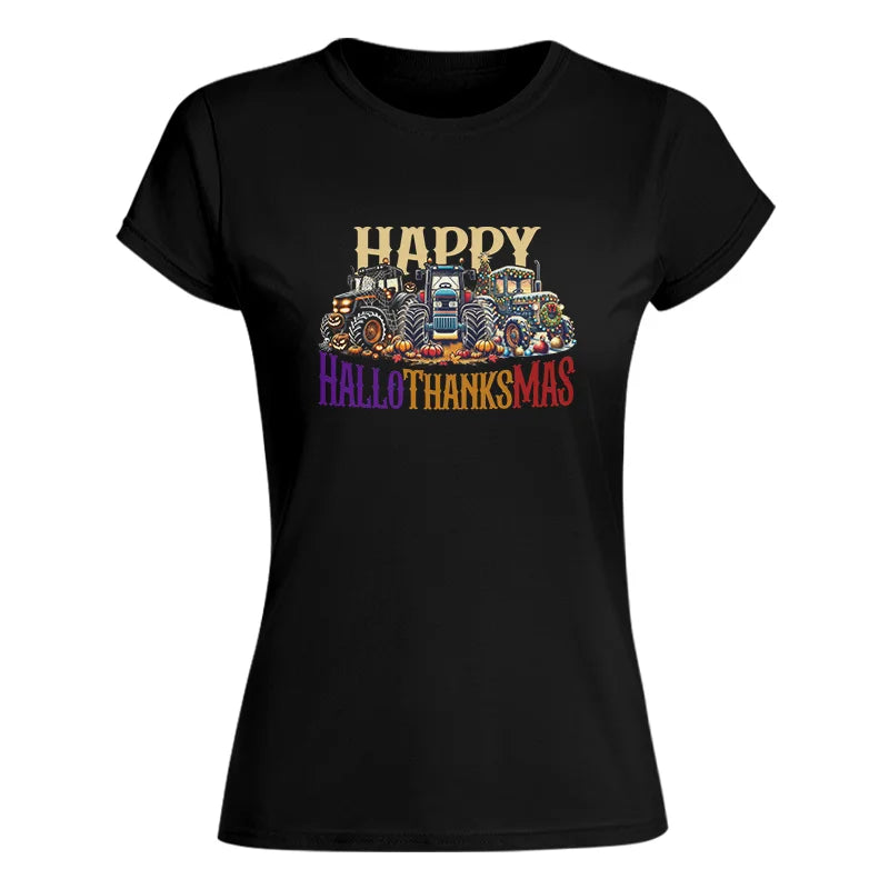 Happy HalloThanksMas - Women's Softstyle Tee