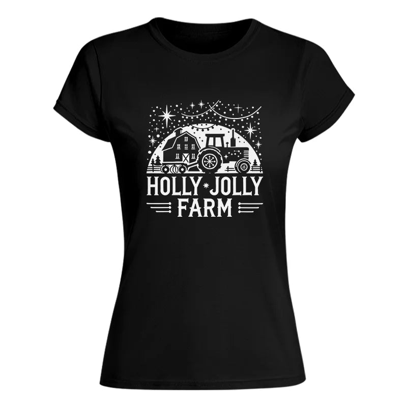 Holly Jolly Farm 2 - Women's Softstyle Tee