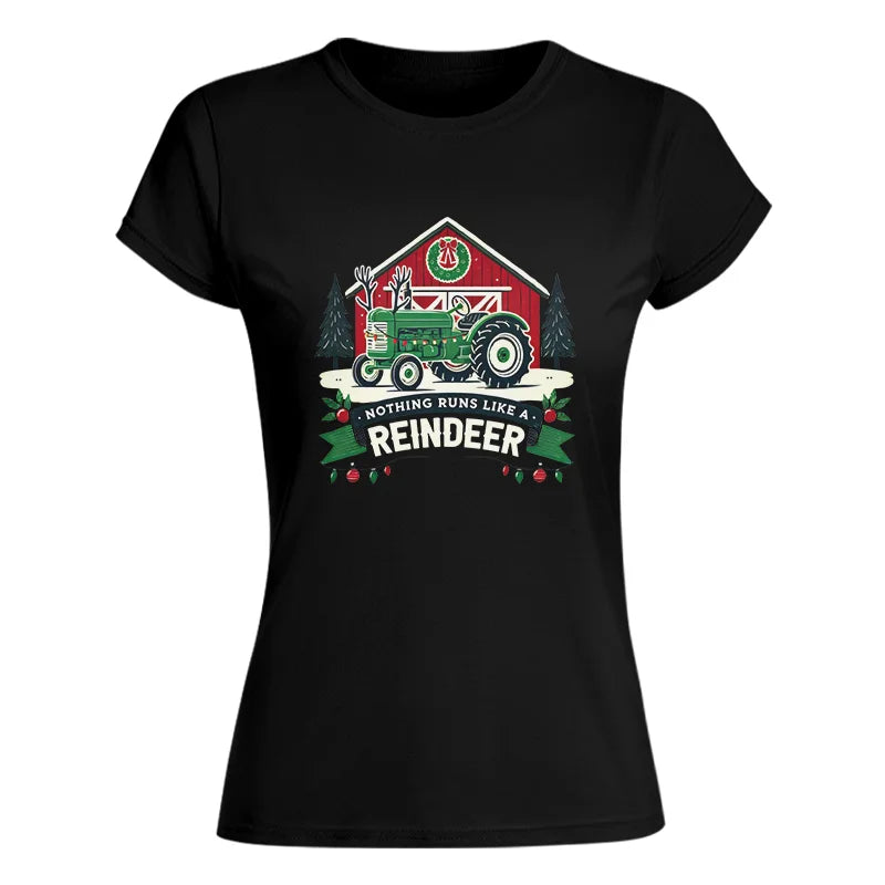 Nothing Runs Like A Reindeer 2 - Women's Softstyle Tee