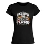 Powered By Passion Driven By My Tractor 1 - Women's Softstyle Tee