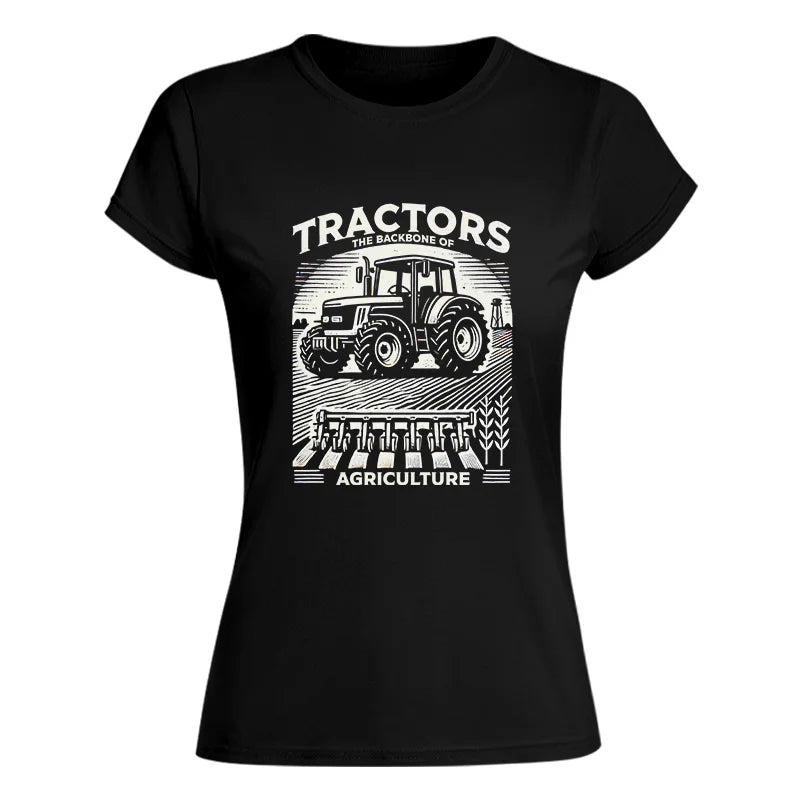 Image of Tractors The Backbone Of Agriculture - Women's Softstyle Tee